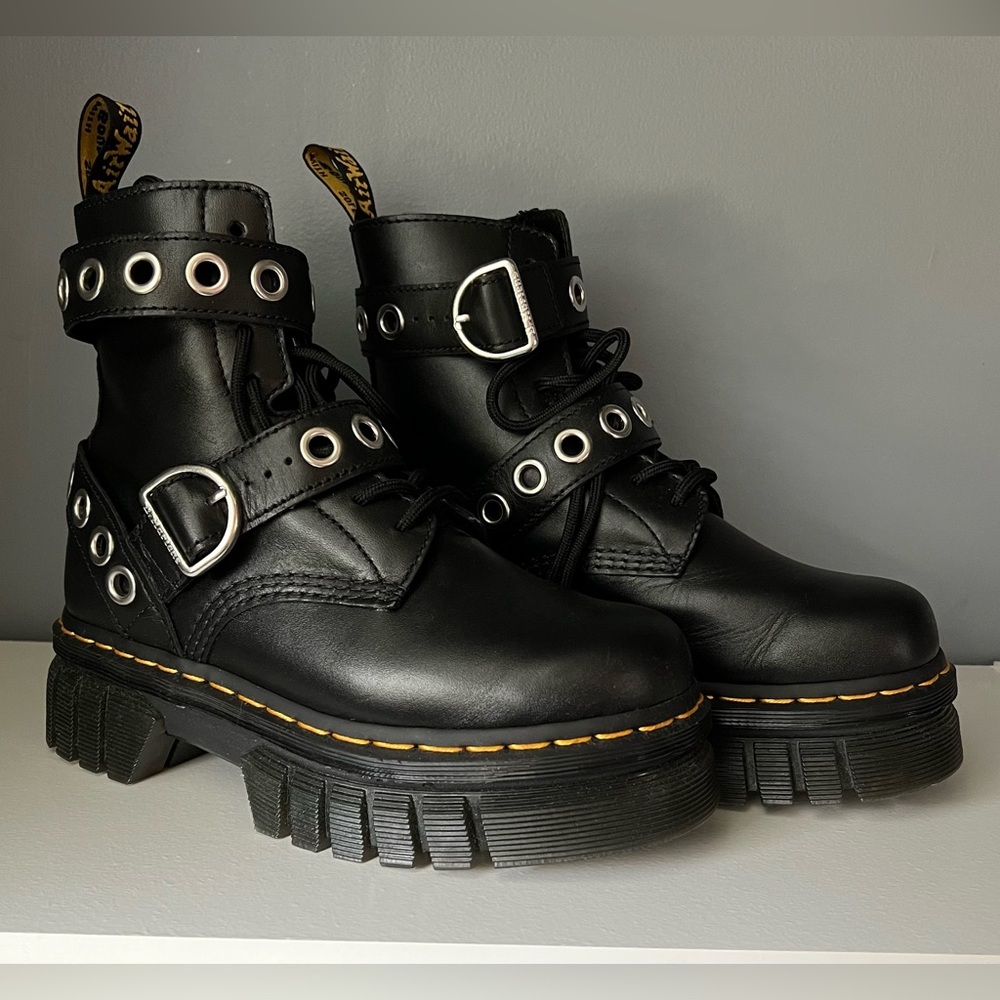 Dr. Martens Audrick Buckle Platform Boots